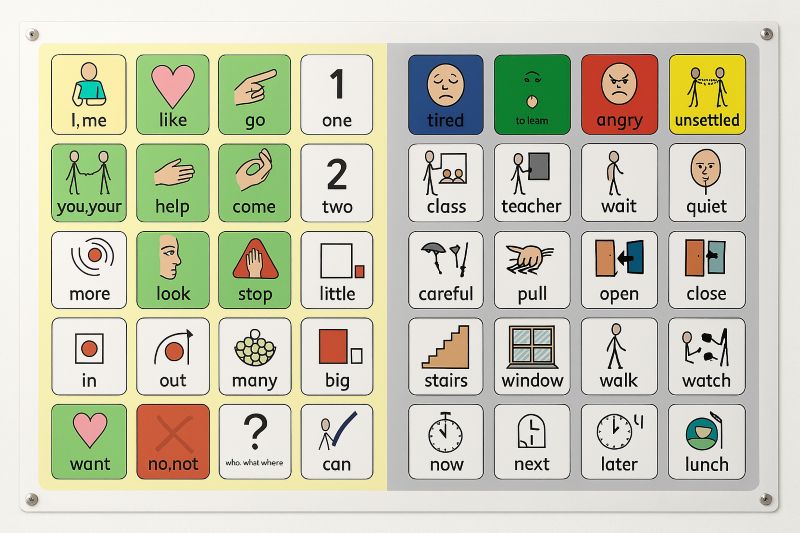 Communication in print sign boards